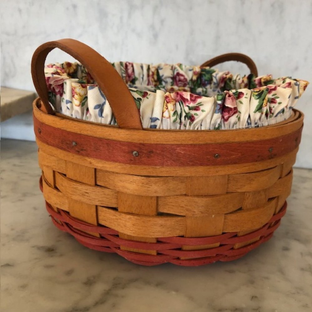 LONGABERGER Mother's Day Basket of Love Liner Protector 1995